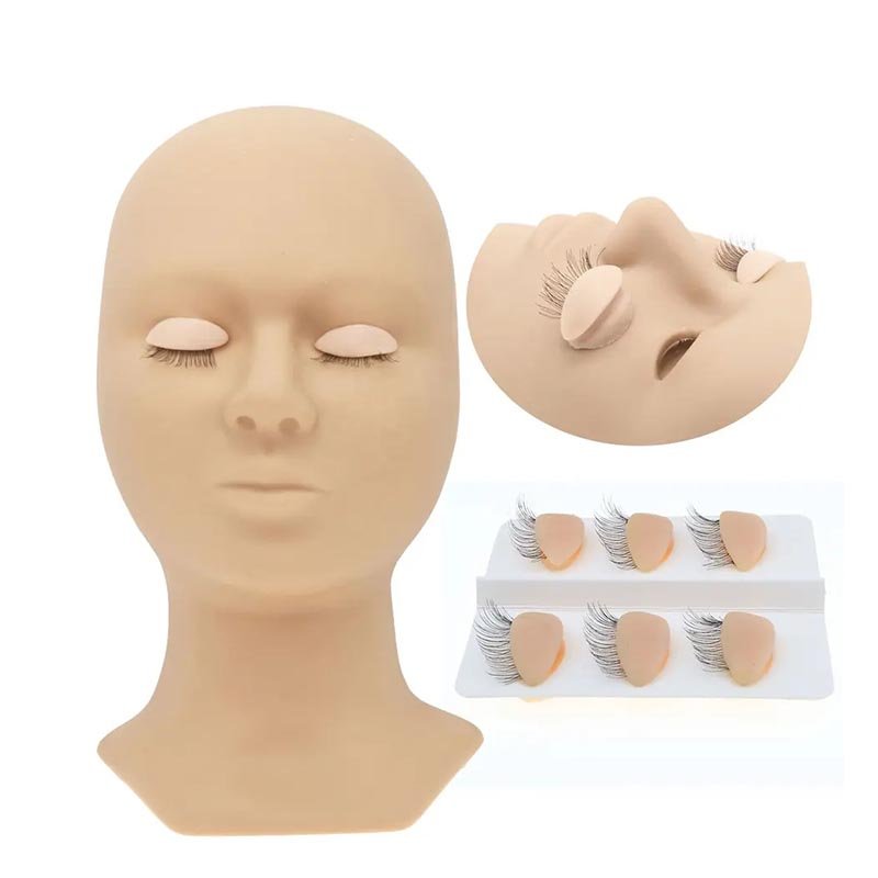 Mannequin Head With Removable Eyelids-540