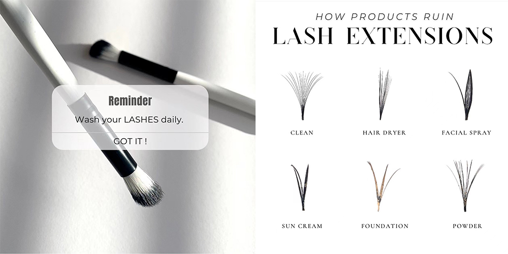  Cleaning Eyelash Extensions